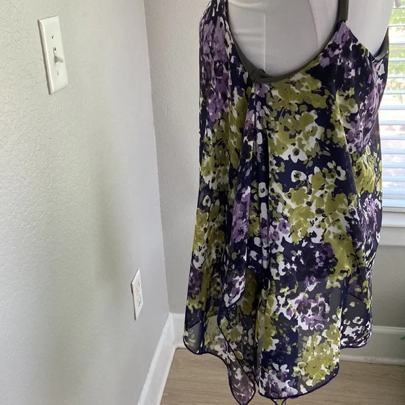 Joseph Ribkoff floral sleeveless top - Picture 5 of 8